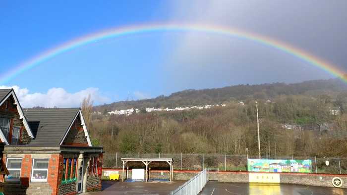 Rainbow spotting is South Wales